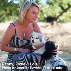 Penny, Roxie and Lola. Photo by Jennifer Townhill Photography